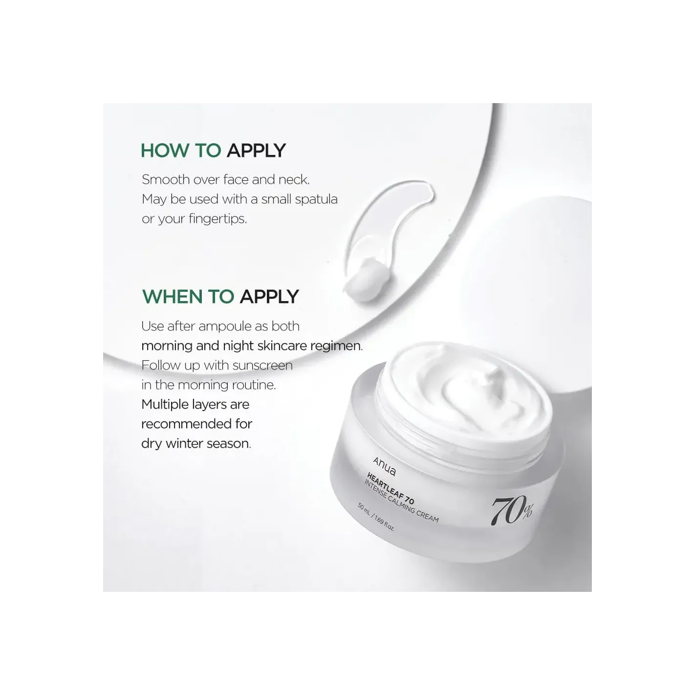 ANUA Heartleaf 70% Intense Calming Cream